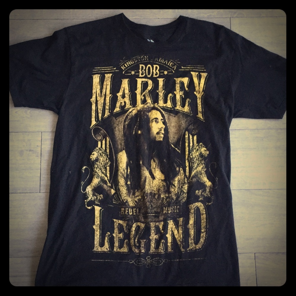 Vintage Bob Marley Black Tee